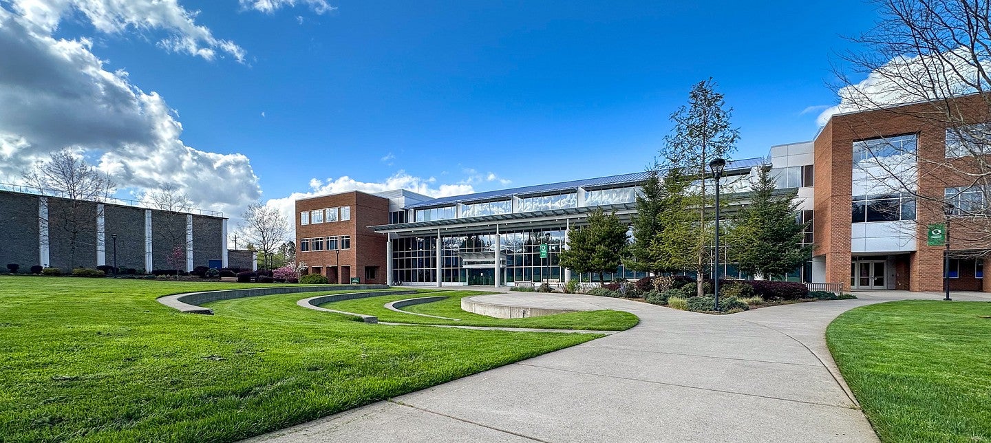 The UO Portland campus main entrance